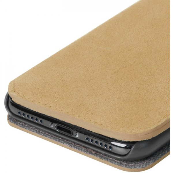 Krusell iPhone Xs Max Suojakuori Broby Konjakki