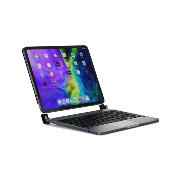 Brydge Pro -alumiininäppäimistö iPad Air 10.9/Pro 11 -laitteille trackpadilla, pohjoismainen asettelu