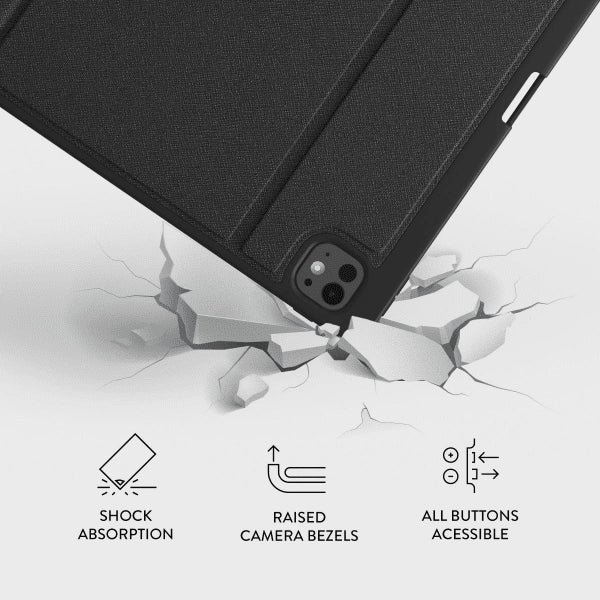 Burga iPad Air 13 (M2/M3/M4) -kansio Bloomy Garden