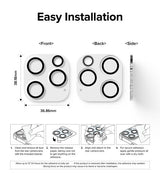 Ringke iPhone 15 Pro Max Kameran suojalasi 2-pack
