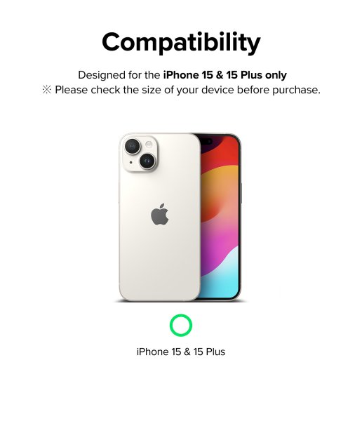 Ringke iPhone 15/iPhone 15 Plus kamerasuojalasi 2 kpl