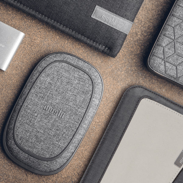 Moshi Powerbank Porto Q 5K - Kannettava akku ja sisäänrakennettu langaton laturi