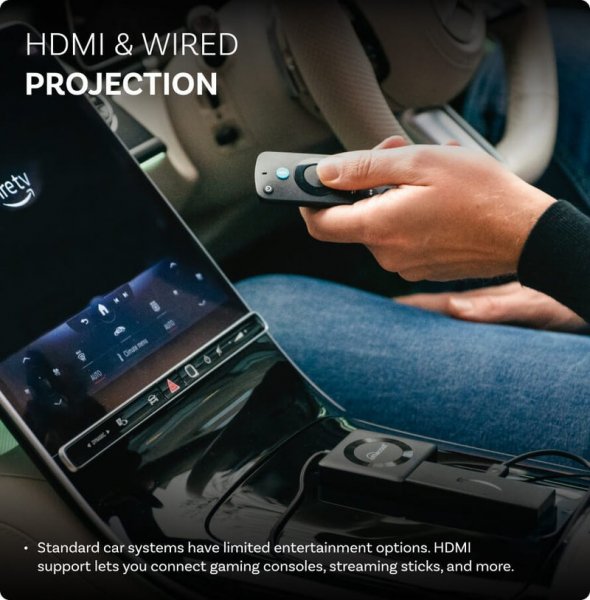 Ottocast Car TV Mate Max Langaton CarPlay/Android Auto -sovitin HDMI:llä