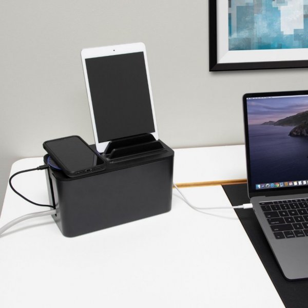 Bluelounge CableBox Mini Station Musta