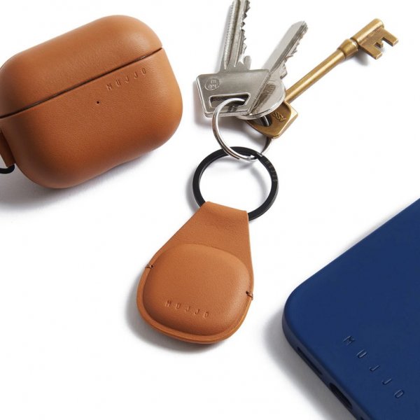 Mujjo Apple AirTag -pidike, Canopy Light Tan