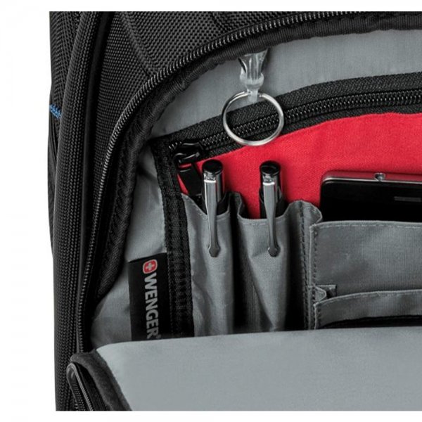 Wenger Carbon 17" kannettavan tietokoneen reppu, musta