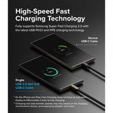 Ringke USB 3.2 Gen 2X2 USB-C 240W 1m -kaapeli