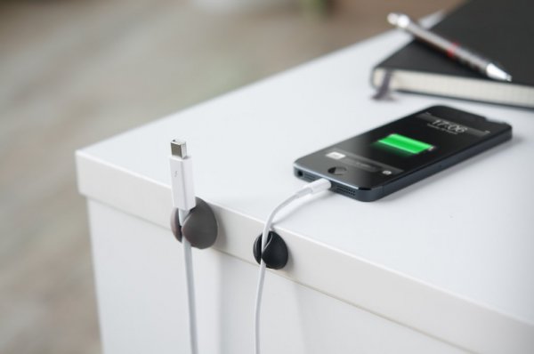 Bluelounge CableDrop Mini Johdonpidikkeet, 9 kpl
