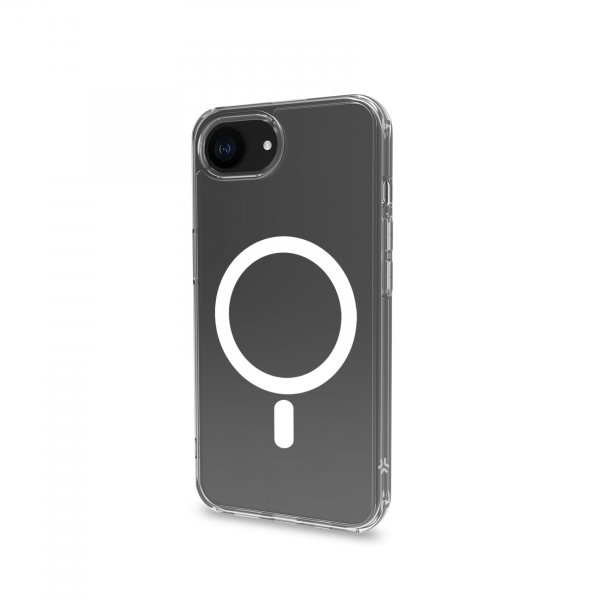 Celly iPhone 16e/17e -kuori GELSKINMAG Läpinäkyvä