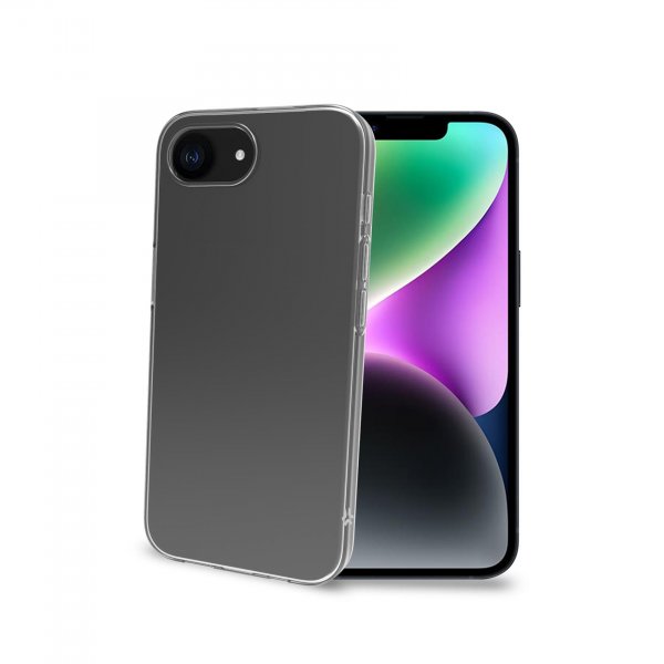 Celly iPhone 16e/17e -kuori GELSKIN Läpinäkyvä
