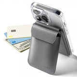 Ringke Korttikotelo Stand Wallet Magnetic MagSafe Light Gray