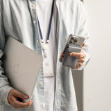 Ringke Korttikotelo Stand Wallet Magnetic MagSafe Light Gray