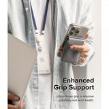 Ringke Korttikotelo Stand Wallet Magnetic MagSafe Light Gray