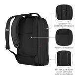 Wenger City Traveler Carry-On 16" kannettavan tietokoneen reppu, musta