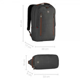 Wenger City Upgrade 16" kannettavan tietokoneen reppu, harmaa
