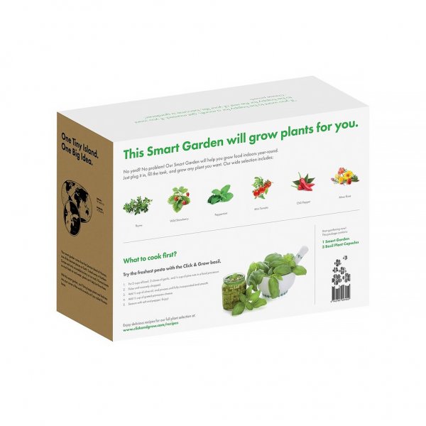 Click and Grow Smart Garden 3 Aloituspakkaus - Valkoinen
