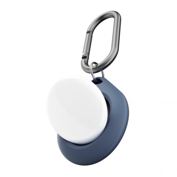 KeyBudz AirTag -suojakotelo Secure Dock 4-pakkaus, sininen