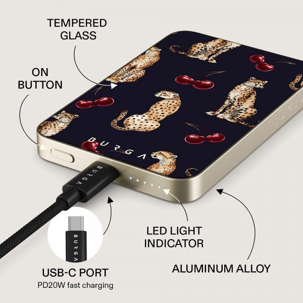Burga Powerbank MagSafe 5000 mAh Cougar Kulta