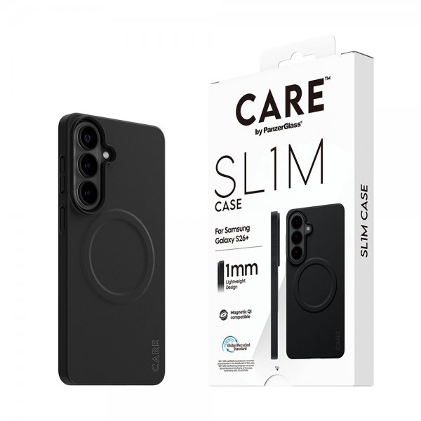 CARE by PanzerGlass Samsung Galaxy S26 Plus Kotelo SL1M Musta