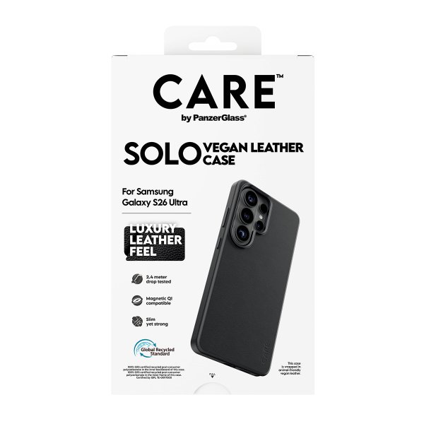 CARE by PanzerGlass Samsung Galaxy S26 Ultra Kuori Solo Musta