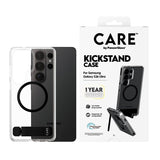 CARE by PanzerGlass Samsung Galaxy S26 Ultra -suojakuori jalustalla MagSafe Läpinäkyvä