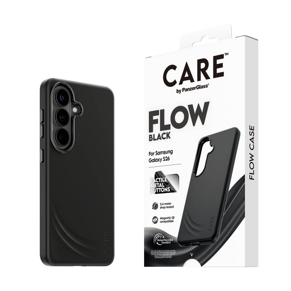 CARE by PanzerGlass Samsung Galaxy S26 -suojakuori Flow MagSafe, musta