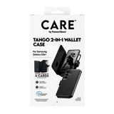 CARE by PanzerGlass Samsung Galaxy S26 Plus -kotelo Tango Two-in-One Wallet MagSafe Musta