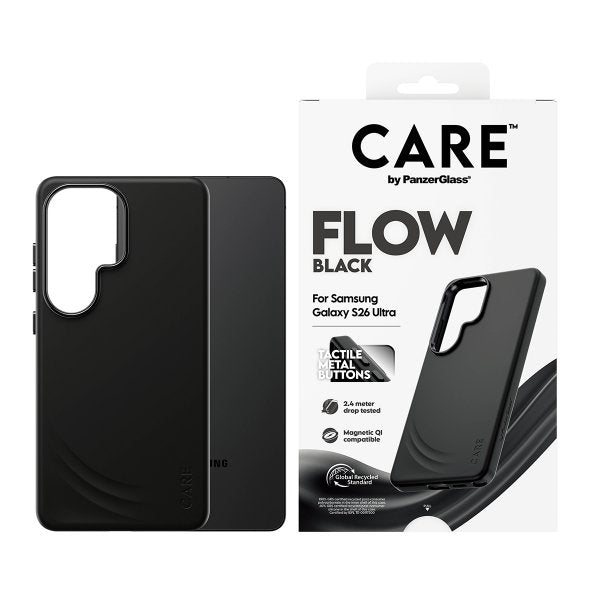 CARE by PanzerGlass Samsung Galaxy S26 Ultra Kuori Flow MagSafe Musta