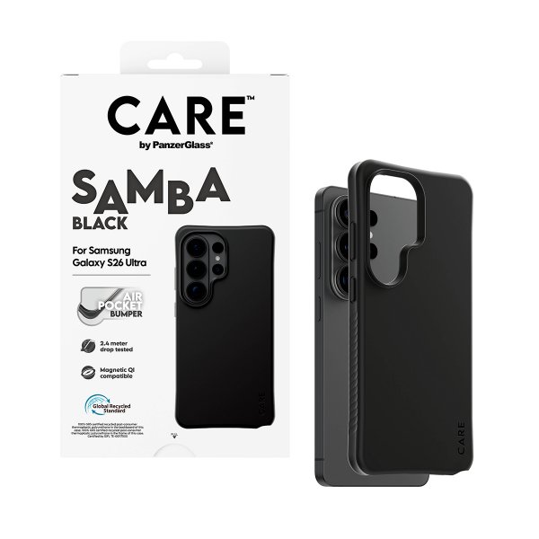 CARE by PanzerGlass Samsung Galaxy S26 Ultra Kuori Samba MagSafe Musta
