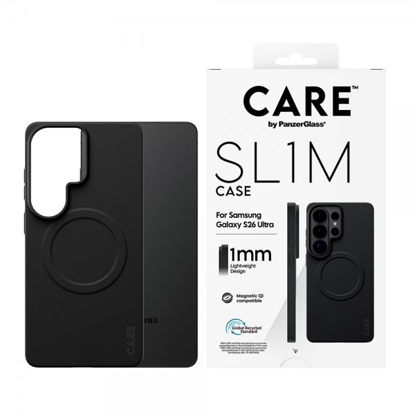 CARE by PanzerGlass Samsung Galaxy S26 Ultra Kuori SL1M Musta