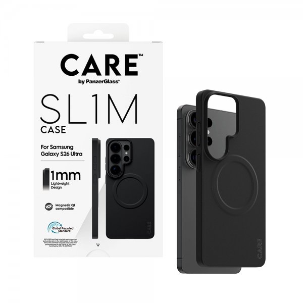 CARE by PanzerGlass Samsung Galaxy S26 Ultra Kuori SL1M Musta