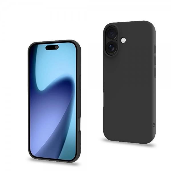 Celly iPhone 17 -suojakuori CROMO, musta