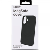 Celly iPhone 16 Suojakuori CROMOMAG Musta