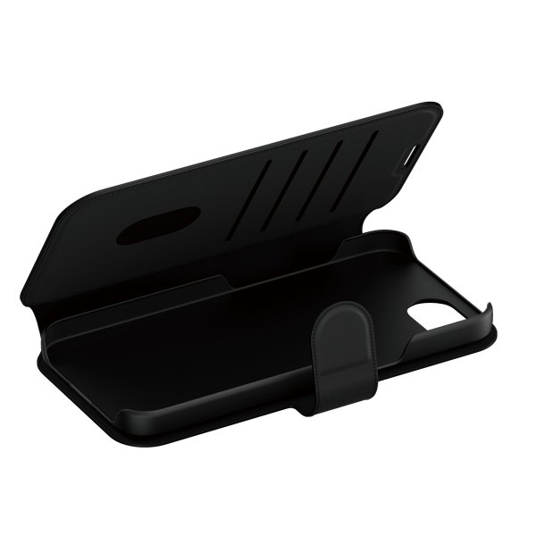 CARE by PanzerGlass iPhone 16e/17e -kotelo Tango Two-in-One Wallet MagSafe Musta