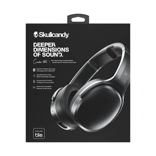 Skullcandy Crusher ANC Over-Ear-kuulokkeet, musta