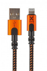 Xtorm Xtreme USB-A–Lightning-kaapeli 1,5 m musta/oranssi