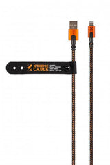 Xtorm Xtreme USB-A–Lightning-kaapeli 1,5 m musta/oranssi