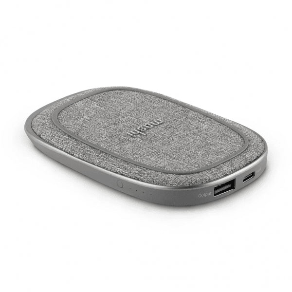 Moshi Powerbank Porto Q 5K - Kannettava akku ja sisäänrakennettu langaton laturi