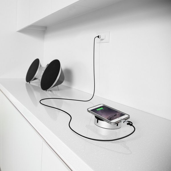 Just Mobile Kaapeli AluCable Duo USB-A/Micro-USB/Lightning 1,5 m
