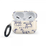 Burga AirPods Pro 3 -kuoret, Derby Race -kuvio