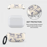 Burga AirPods Pro 3 -kuoret, Derby Race -kuvio