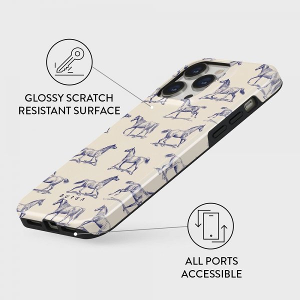 Burga iPhone 13 Pro Suojakuori Tough MagSafe Derby Race