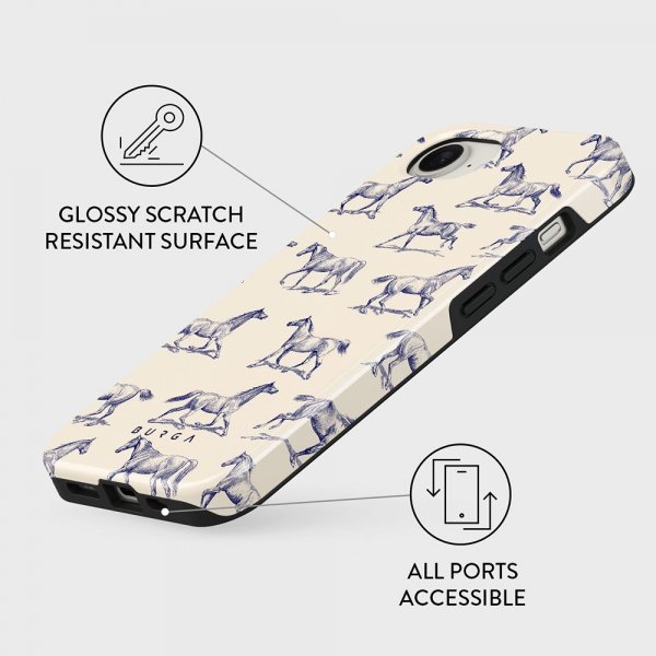 Burga iPhone 16e/iPhone 17e Suojakuori Tough MagSafe Derby Race