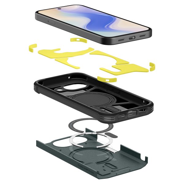 Spigen Google Pixel 10a Kuori Tough Armor MagFit Abyss Green