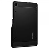 Spigen Samsung Galaxy Tab S6 Lite Suojakuori Rugged Armor Musta