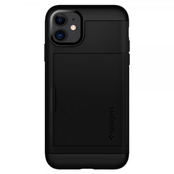 Spigen iPhone 11 -suojakuori Slim Armor CS, musta