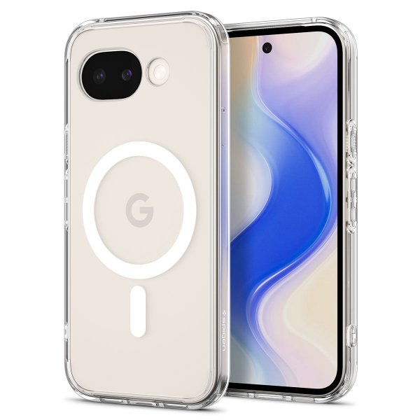 Spigen Google Pixel 10a -suojakuori Ultra Hybrid MagFit Clear White