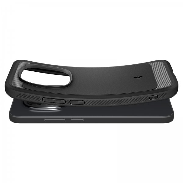 Spigen Xiaomi Redmi Note 15 Pro 5G -suojakuori, Rugged Armor Matte Black