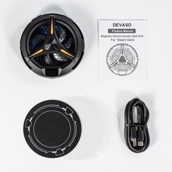 Devaso D52 Steam Deck Magneettinen Tuuletin
