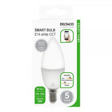 Deltaco Smart Home Himmennettävä LED-lamppu E14 WiFi 4.5W